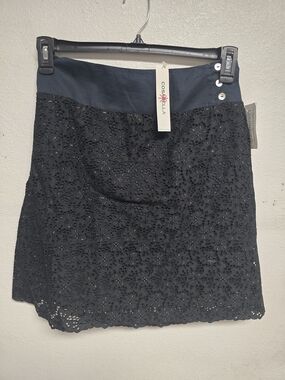 Cosabella Black Lace Mini Skirt